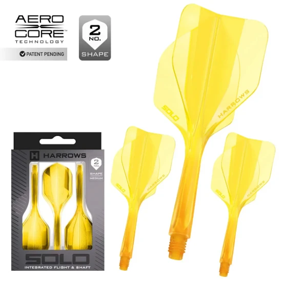 Image de Ailettes Harrows Solo Integrated Standard No2 Jaunes