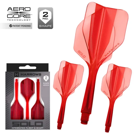 Image de Ailettes Harrows Solo Integrated Standard No2 Rouges