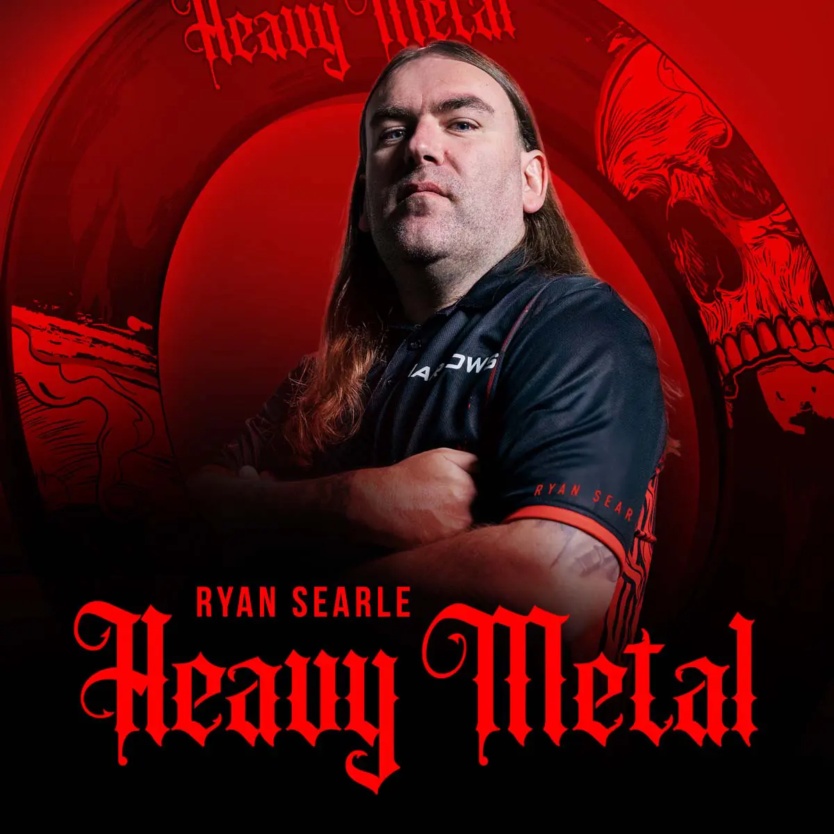 Picture of Harrows Ryan Searle Heavy Metal Dartboard Surround