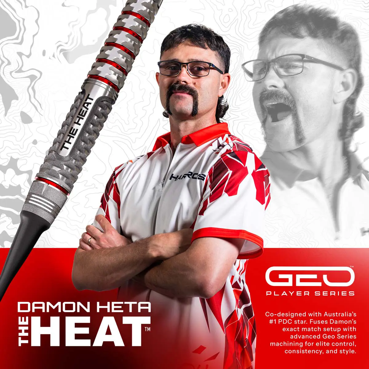 Bild von Harrows Damon Heta Geo 90% Softdarts | Dartpfeile